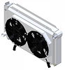 1-98513-212BL High-Performance Radiator/Brushless Fan Kit, 1972-1976 Ford Gran Torino/Ranchero, Auto Transs, Dual Chamber - image 1