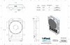 1-10505-208BL300 High-Performance Radiator & Brushless Fan Kit, 1935-1936 Chevy Street Rod, Manual Trans, 2.75 in. Core - image 2