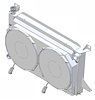 1-1451-212BL300 High-Performance Radiator & Brushless Fan Kit, 1985-1997 Ford Bronco/F-Series V8, V8, Auto Trans, 2.75 in. Core - image 1