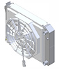 1-331-208LSBL300 High-Performance GM LS Swap Radiator/Brushless Fan Kit, Various GM Applications (20.75 in. Core), Manual Trans - image 1