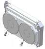 1-362-212LSBL300 High-Performance GM LS Swap Radiator & Brushless Fan Kit, 1966-1974 Oldsmobile Cutlass, Auto Trans, W/Shroud - image 1
