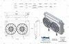 1-370-212BL300 High-Performance Radiator & Brushless Fan Kit, 1967-1969 GM F-Body, Small/Big Block V8, Auto Trans, W/Shroud - image 4