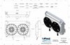 1-370-212LSBL300 High-Performance GM LS Swap Radiator & Brushless Fan Kit, 1967-1969 GM F-Body, Auto Trans, W/Shroud - image 4