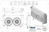 1-366-212BL High-Performance Radiator & Brushless Fan Kit, 1967-1972 Chevy Trucks, Auto Trans, 2.75 in. Core, W/Shroud - image 4