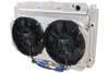 1-379-212CSBLACINXX300 Supercharged Ford Coyote Swap Radiator & Brushless Fan Kit, 1967-1970 Ford Mustang, Auto Trans - image 2