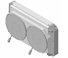 1-366-212LTBL300 Supercharged GM LT Swap Cooling System, 1967-1972 Chevy Truck, Auto Trans