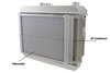 1-375-212HCBLACINXX300 Supercharged Hellcat Swap Radiator/Brushless Fan Kit, 70-72 Mopar B/E-Body w/26 in. Core, Auto Trans - image 2