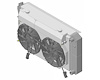1-361-212LSBLACINXX300 Supercharged GM LS Swap Cooling System, Various GM Applications (28.25 in. Core), Auto Trans - image 1