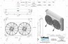 1-716-112BL300 High-Performance Radiator & Brushless Fan Kit, 1973-1993 Chevy Trucks, Auto Trans, 2.25 in. Core, W/Shroud - image 3