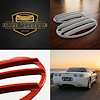 4120-220 1997-2004 CORVETTE C5 TAILLIGHT LOUVERS, Medium Spiral Gray