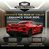 418-160 2020-2026 CORVETTE C8 STINGRAY OPEN CROSS HATCH Rear LICENSE PLATE MOUNT, Carbon Flash Metallic - image 3