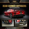 5190-160 2020-2026 CORVETTE C8 STINGRAY Rear CORNER DIFFUSERS, Carbon Flash Metallic - image 4