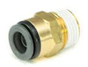 Straight Fitting, 3/8 in. DOT/PTC x 3/8 in. NPT