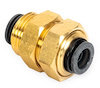 Bulkhead Fitting, 3/8 in. DOT/PTC x 3/8 in. DOT/PTC - image 1