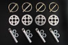 Hood Pin Kit 3/8" Aluminum Pin - image 1