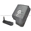 Trans Pan Cover Ford Dsl Trucks 03-10 V8-6.0/6.4L Raw Mach d Fins - image 1