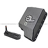 Trans Pan Cover Ford Dsl Trucks 03-10 V8-6.0/6.4L Blk Mach d Fins - image 1