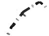 46-20646-B BladeRunner 2-1/2 IN Aluminum Hot Charge Pipe Black Hyundai Veloster N 19-22 L4-2.0L (t) - image 2