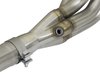 48-32012-YC Twisted Steel Long Tube Header 2 IN & Mid Pipe 304 Stainless Steel w/ Cat Dodge Challenger/Charger Hellcat 15-21 SRT - image 2