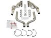48-32012-YN Twisted Steel Long Tube Header 2 IN & Mid Pipe 304 Stainless Steel Dodge Challenger/Charger Hellcat 15-21 SRT-8 V8-6 - image 4