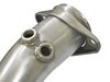 48-33017-HC Twisted Steel Down Pipe 3 IN 304 Stainless Steel w/ Cat Ford Mustang 15-21 L4-2.3L (t) - image 2