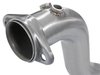 48-33017-HC Twisted Steel Down Pipe 3 IN 304 Stainless Steel w/ Cat Ford Mustang 15-21 L4-2.3L (t) - image 4