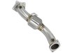 48-34126-HC Twisted Steel Downpipe 3 IN 304 Stainless Steel w/ Cat Cadillac ATS 13-19 / Chevy Camaro 16-19 L4-2.0L (t) - image 3