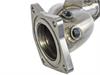 48-34126-HN Twisted Steel Down Pipe 3 IN 304 Stainless Steel Cadillac ATS 13-19 / Chevy Camaro 16-21 L4-2.0L (t) - image 1