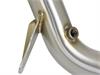 48-34128-HN Twisted Steel Down Pipe 2-3/4 IN 304 Stainless Steel Cadillac ATS-V 16-19 V6-3.6L (tt) - image 1