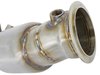 48-36312-1 Twisted Steel Down Pipe 3 IN 304 Stainless Steel w/ Cat BMW M3/M4 (F80/82/83) 15-20 L6-3.0L (tt) S55 - image 4