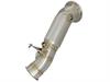 48-36315-HN Twisted Steel Down Pipe 3-1/2 to 3 IN 304 Stainless Steel BMW M2 (F87) 16-18 L6-3.0L (t) N55 - image 1