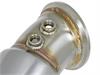 Twisted Steel Down-Pipe; Street Series BMW 340i/440i F3X 16-17 L6-3.0L t B58 - image 1