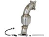 Twisted Steel Down-Pipe; Street Series Honda Civic 16-17 I4-1.5L t - image 4