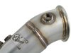 48-46303-HN Twisted Steel Down Pipe 4 IN 409 Stainless Steel BMW 328i/428i (F30/F32) 12-16 L4-2.0L (t) N20/N26 - image 2
