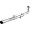 MACHForce XP Cat-Back SS-409 Exhaust System 5 in. Incl. Clamps-Free Flow Muffler-6 x 15 in. Black Ro - image 1