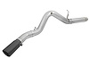49-04081-B ATLAS 5 IN Aluminized Steel DPF-Back Exhaust System w/Black Tip GM Diesel Trucks 2016 V8-6.6L (td) LML - image 1