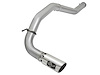 49-06113-P ATLAS 4 IN Aluminized Steel DPF-Back Exhaust System w/ Polished Tip Nissan Titan XD 16-19 V8-5.0L (td) - image 1