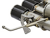 49-34056-C MACH Force-Xp 304 Stainless Steel Axle-Back Exhaust System w/Carbon-Fiber Tips Chevrolet Corvette (C7) 14-19 V8-6.2L  - image 1