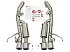 49-34056-P MACH Force-Xp 304 Stainless Steel Axle-Back Exhaust System w/Polished Tips Chevrolet Corvette (C7) 14-19 V8-6.2L LT1 - image 1
