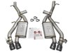 49-34068-B MACH Force-Xp 3 IN 304 Stainless Steel Axle-Back Exhaust System w/Black Tip Chevrolet Camaro SS 16-24 V8-6.2L (sc) M/ - image 4