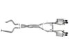 49-34078-B MACH Force-Xp 3 IN 304 Stainless Steel Cat-Back Exhaust System w/ Black Tip Cadillac ATS-V 16-19 V6-3.6L (tt) - image 2