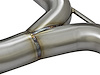 Takeda 2-1/4 to 2-1/2in 304 Stainless Steel Cat-Back ExhaUSAt w/Anodized Blue Tip Honda Civic 16-17 - image 1