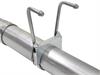 49-42054-B Large Bore-HD 4 IN 409 Stainless Steel Turbo-Back Exhaust System w/ Black Tip - image 1