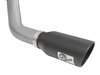 49-42054-B Large Bore-HD 4 IN 409 Stainless Steel Turbo-Back Exhaust System w/ Black Tip - image 3