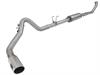 49-42054-P Large Bore-HD 4 IN 409 Stainless Steel Turbo-Back Exhaust System w/ Polished Tip - image 1