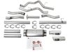49-43045-P MACH Force-Xp 3 IN 409 Stainless Steel Cat-Back Exhaust System w/Polished Tip Ford F-150 Raptor 17-20 V6-3.5L (tt) - image 4