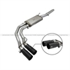Exhaust 2.5-3 in CB Ford F-150 04-08 V8-4.6/5.4L ECSB CCSB/LB Blk-Dual Rebel - image 1
