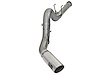49-43090-P Large Bore-HD 5 IN 409 Stainless Steel DPF-Back Exhaust System w/Polished Tip Ford Diesel Trucks 17-25 V8-6.7L (td) - image 1