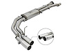 49-43091-P Rebel Series 3 IN 409 Stainless Steel Cat-Back Exhaust System w/Polished Tip Ford F-150 Raptor 17-20 V6-3.5L (tt) - image 1