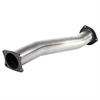 MACHForce XP Race Down Pipe Back SS-409 System 5 in. No Bungs Incl. Muffler-Clamps-Hangers-Tubing 409 Stainless Steel - image 1